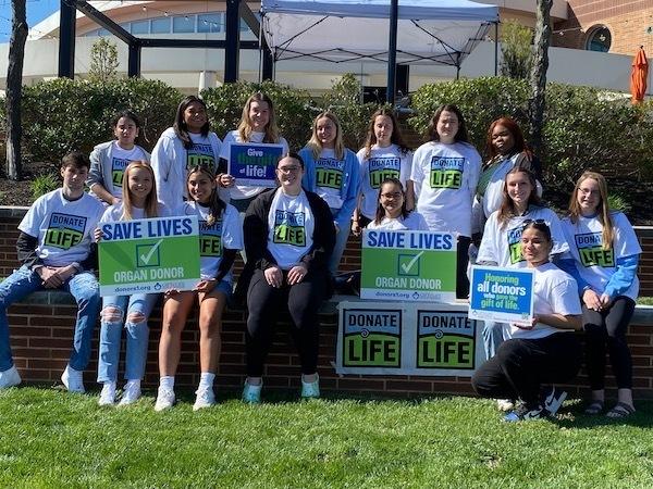 Alvernia students win the Gift of Life Competition.