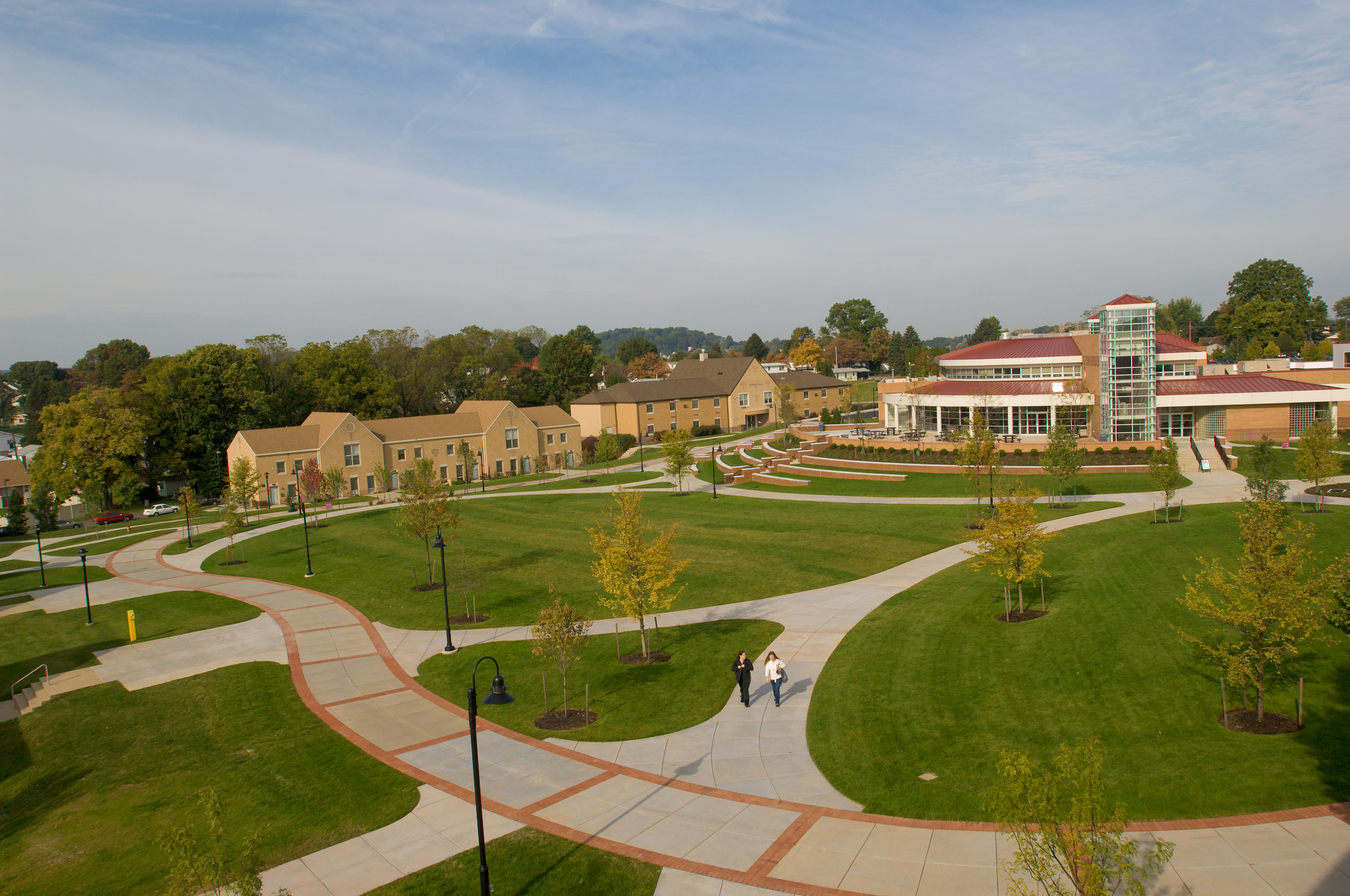 The campus quad