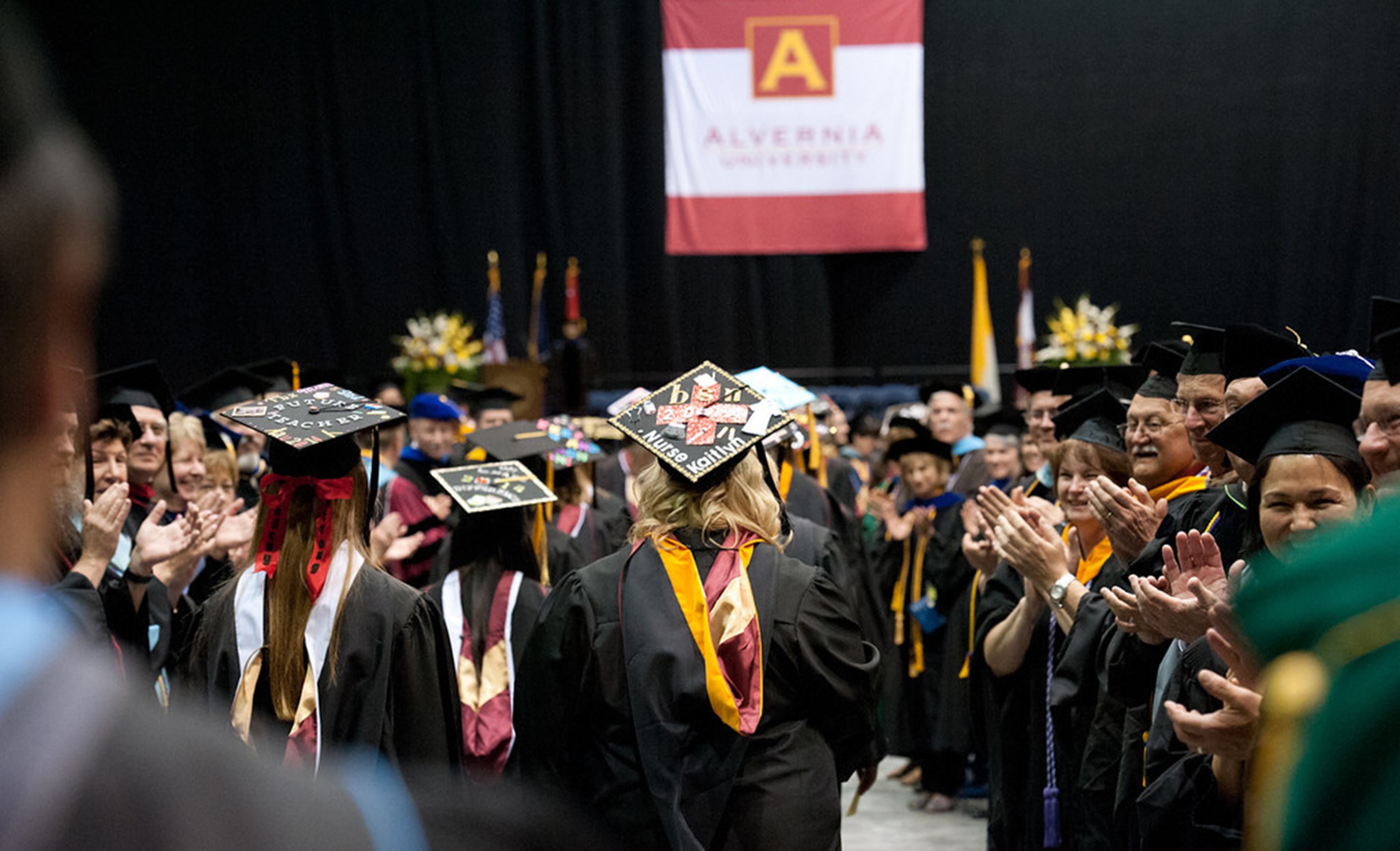 Alvernia graduation ceremony