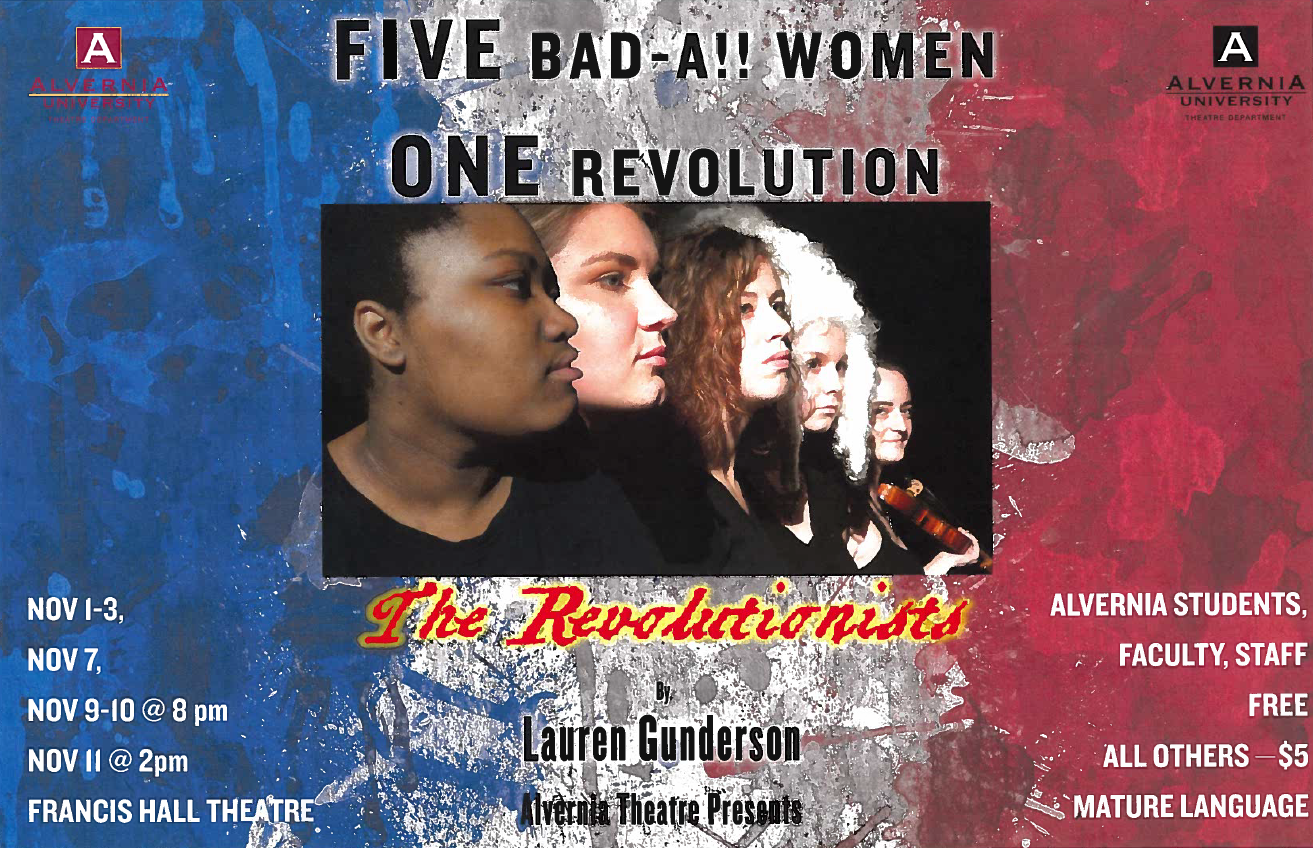 The Revolutionists presented by Alvernia Theater