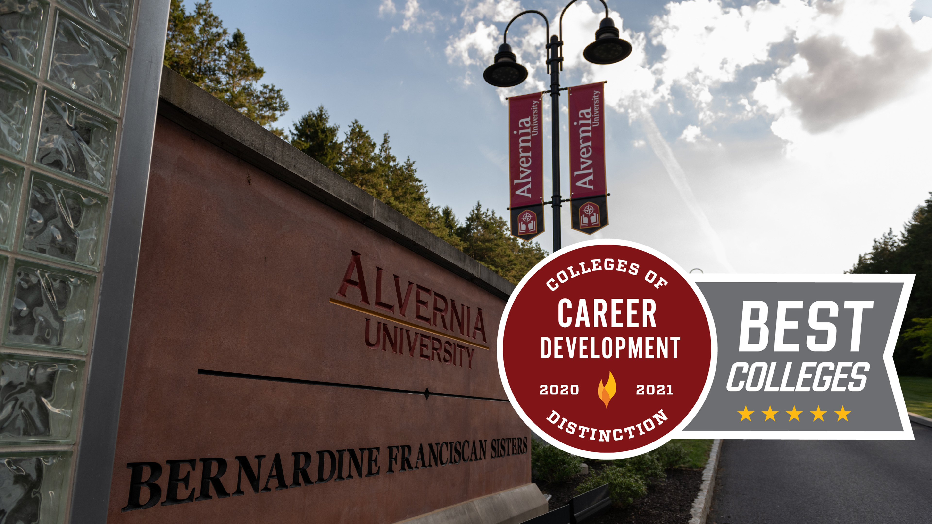Alvernia University Colleges of Distinction Award for Career Development