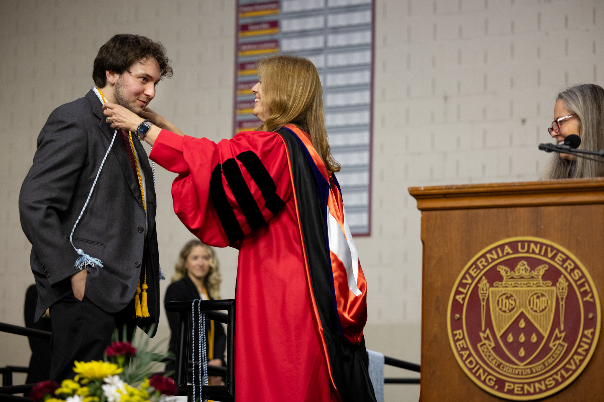Honors Convocation 2024 Michael Carrion Mary Ellen Wells