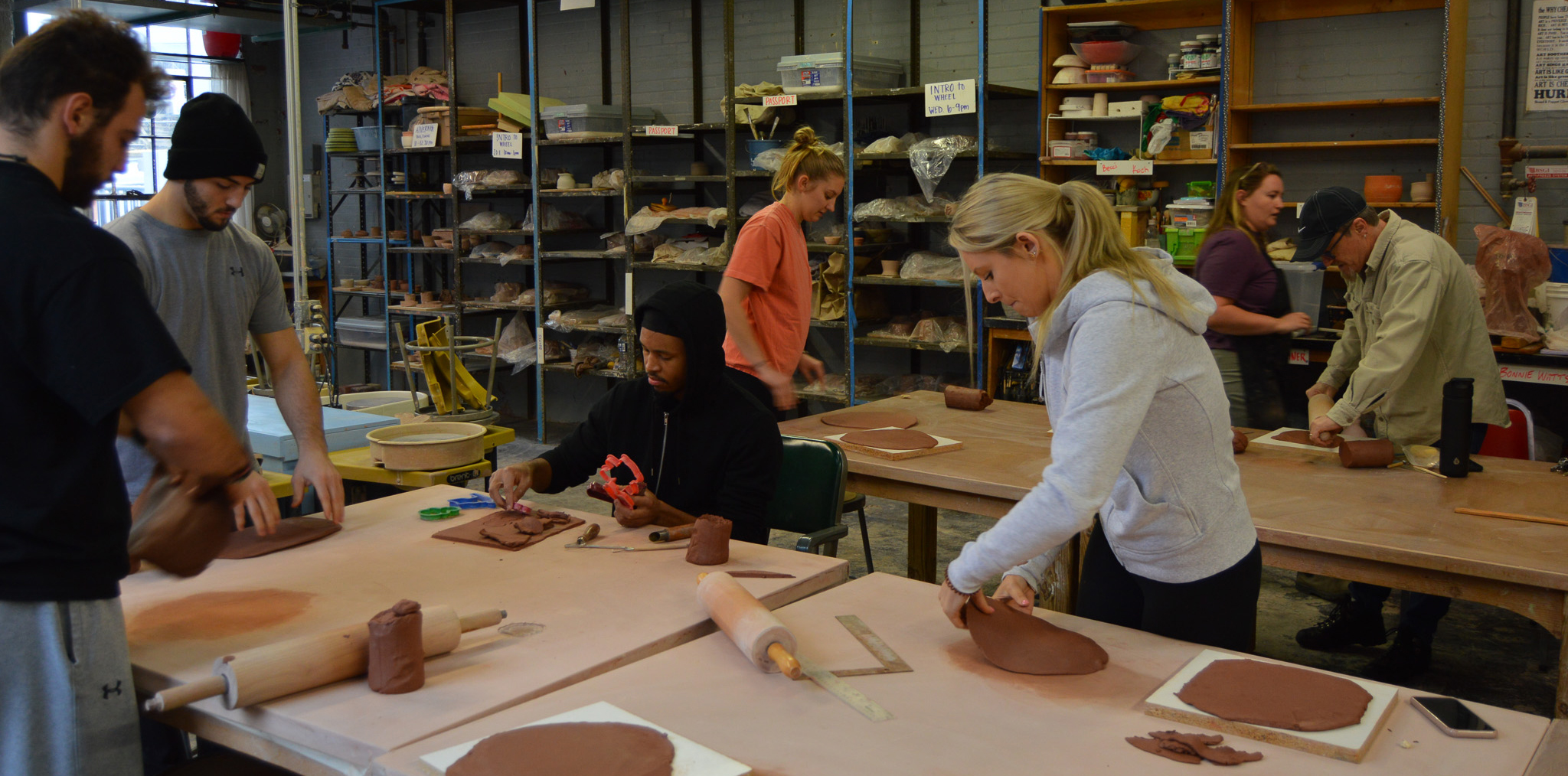 Alvernia students at GoggleWorks