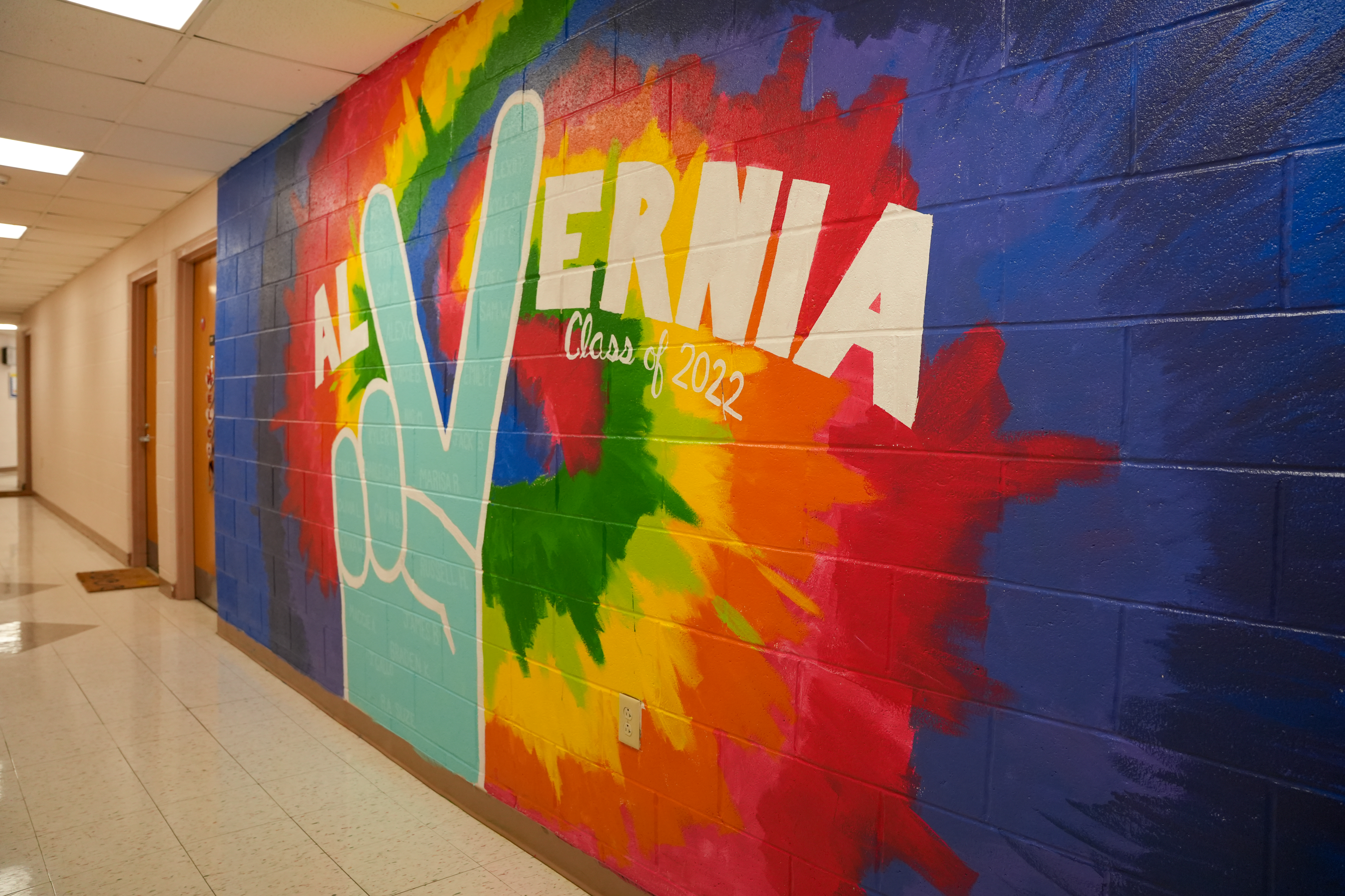 Clare Hall mural