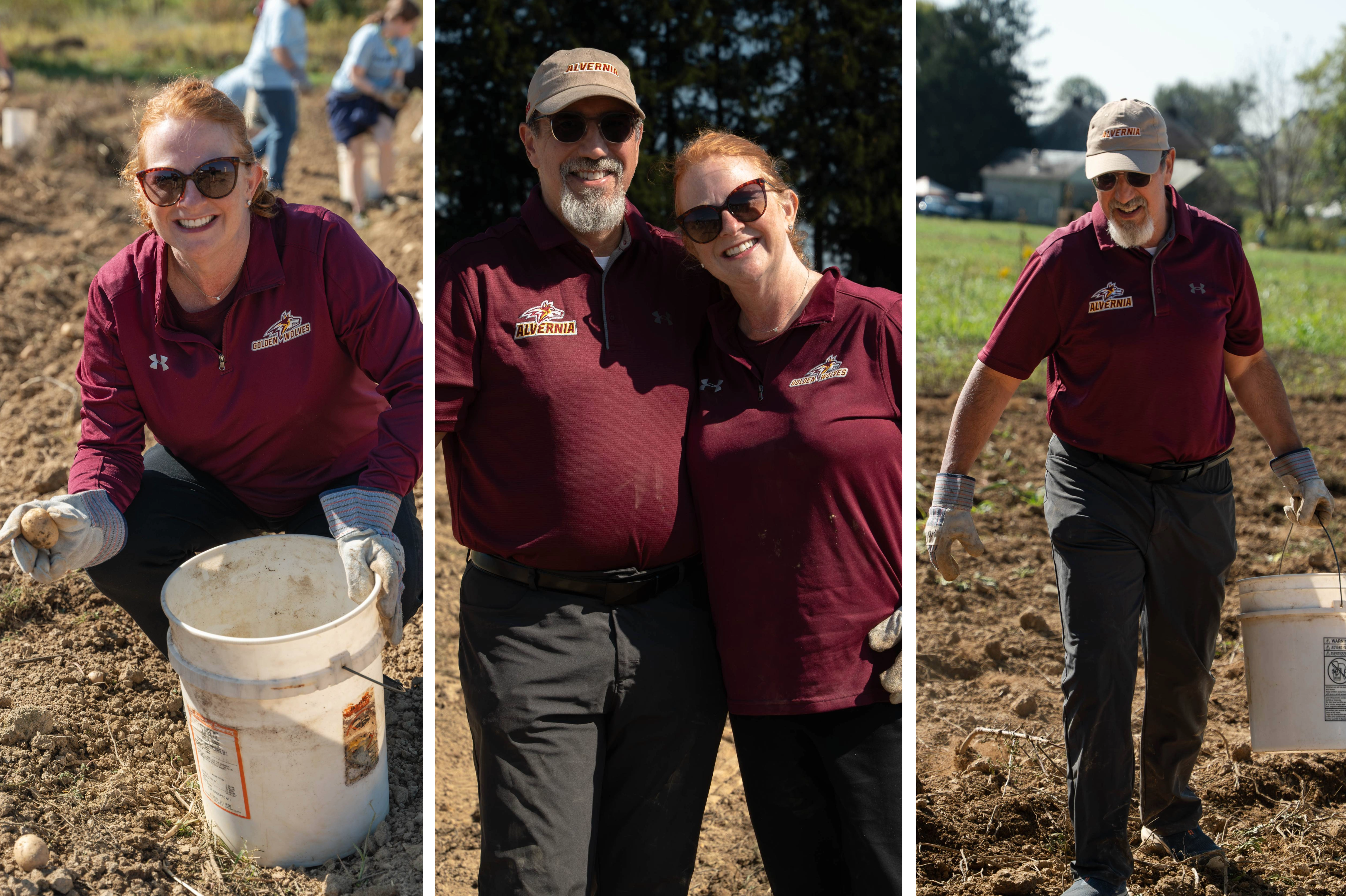 President Fitzgerald and First Gentleman Saint Francis Day of Service
