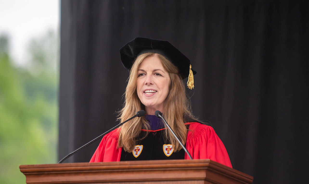 Mary Ellen Wells commencement