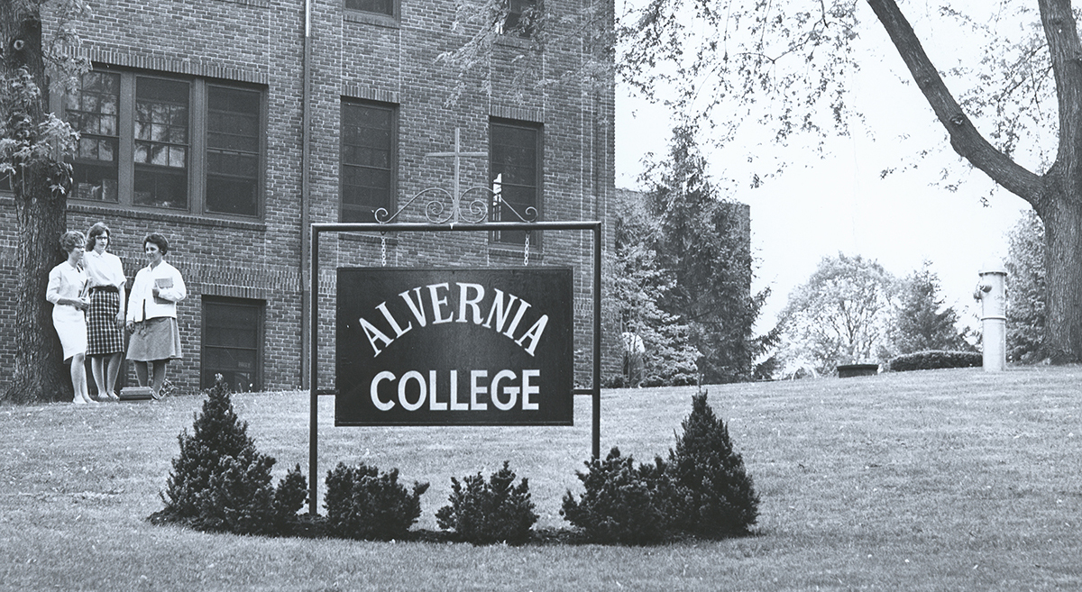 Alvernia College Francis Hall historic archive
