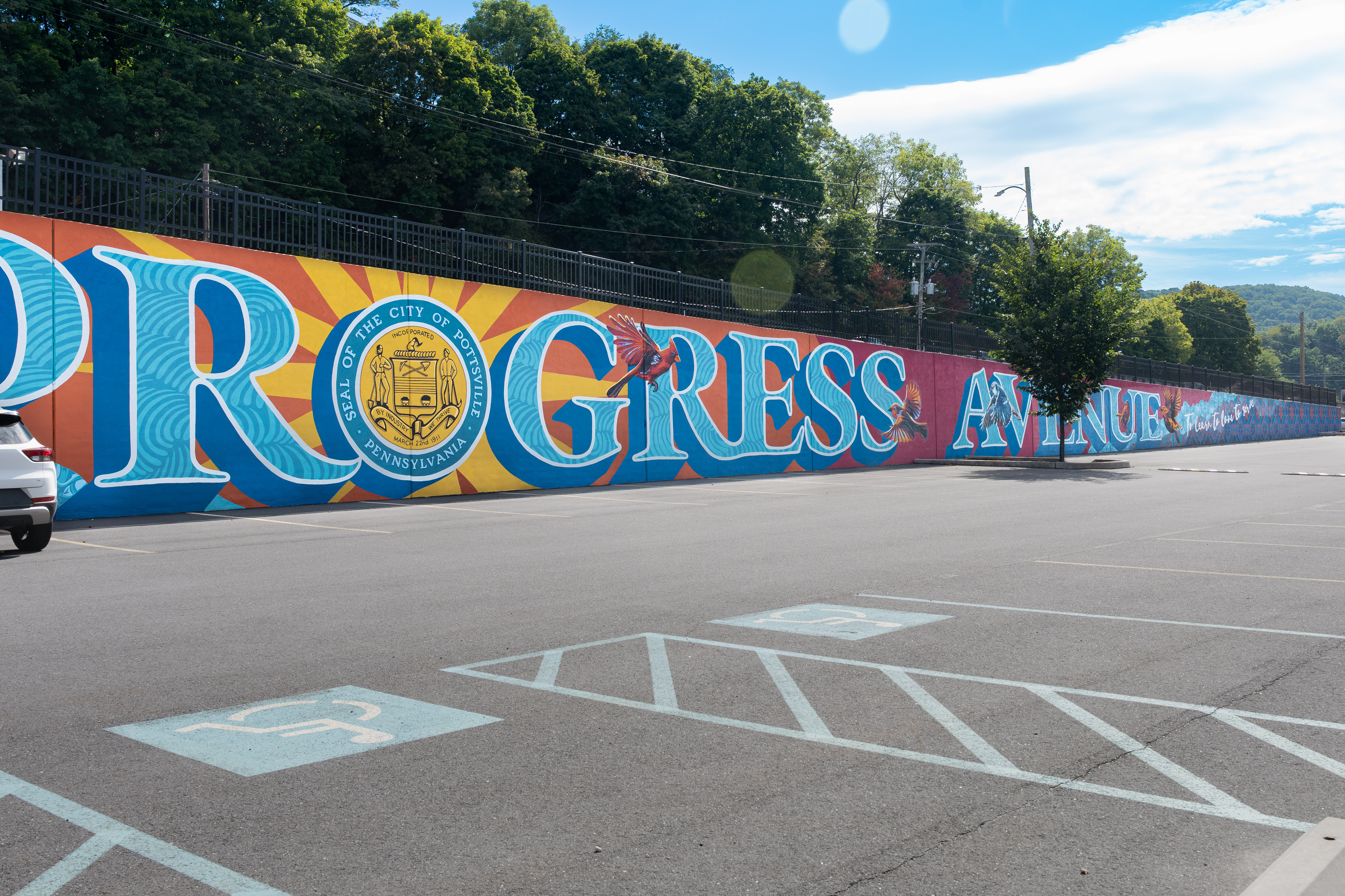 Pottsville CollegeTowne Mural