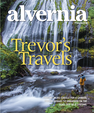 "Trevor's Travels" magazine cover winter 2017