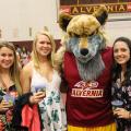 Students at MargritaVern with Mascot 