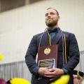 Samuel Dieffenbach receives the Saint Ignatius of Loyola Award