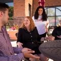 Dr. Glynis Fitzgerald and Alvernia Students