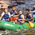 Whitewater Rafting Healthcare Science Outdoor Adventure Track during Fall 2019