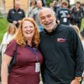 Alvernia Senior Vice President and Provost Dr. Glynis Fitzgerald and President John R. Loyack at Alvernia's 2021 Homecoming