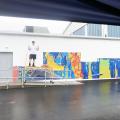 Total Experience Learning American Crane mural