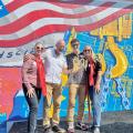 Total Experience Learning American Crane mural