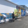 Total Experience Learning American Crane mural