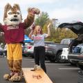 Homecoming 2025 Golden Wolf Bernie Glynis