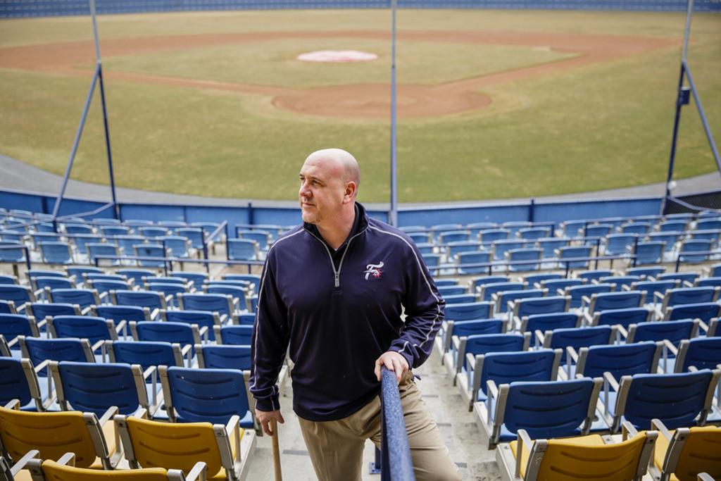 Kevin Sklenarik at Reading Phillies stadium