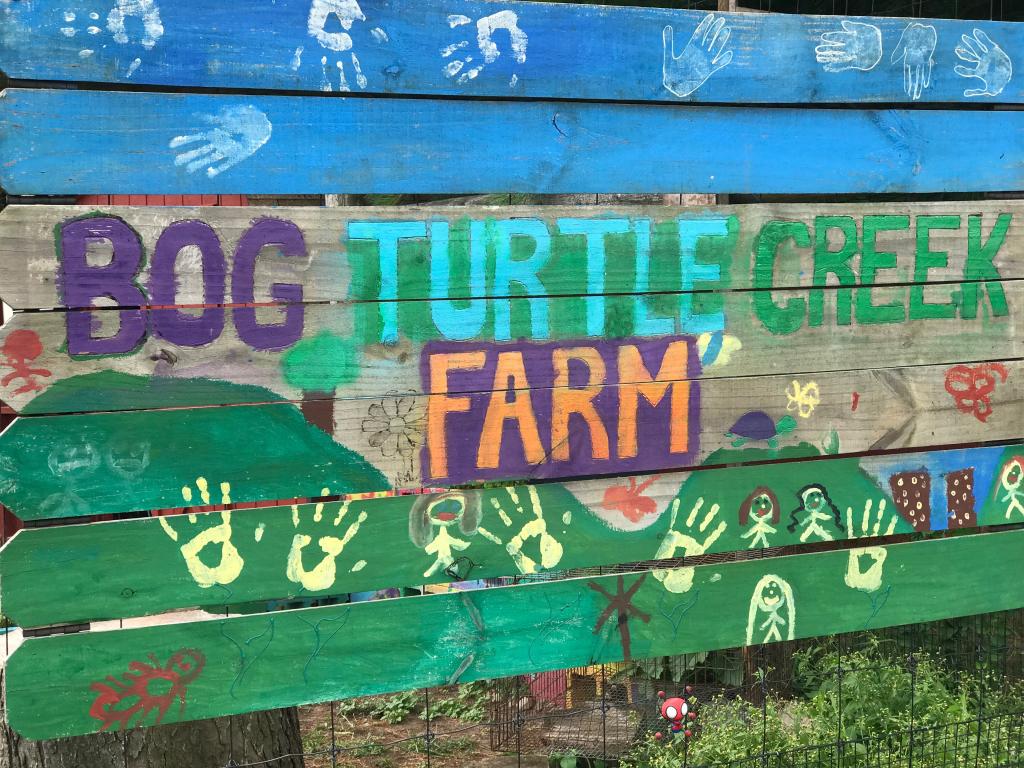 Bog Turtle Creek Farm Sign