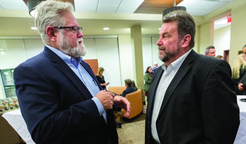 Tom Flynn and Jerry Greiner Alvernia University President and Provost