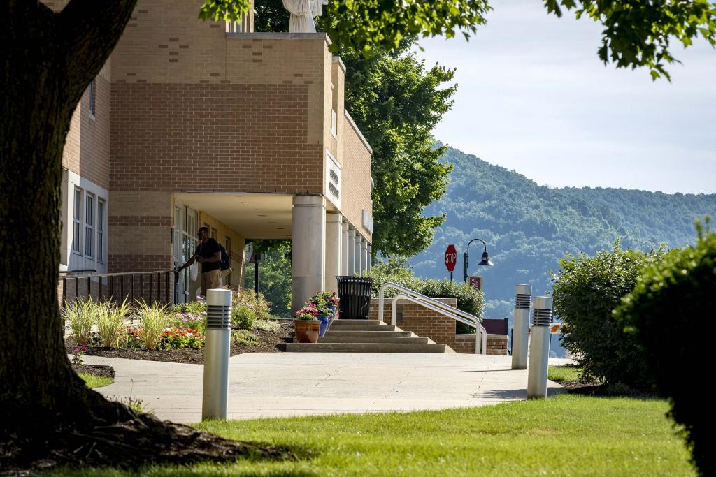 Franco Library entrance