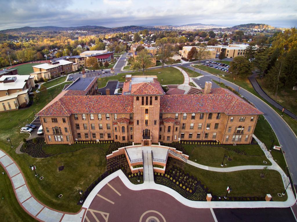 Francis Hall aerial view