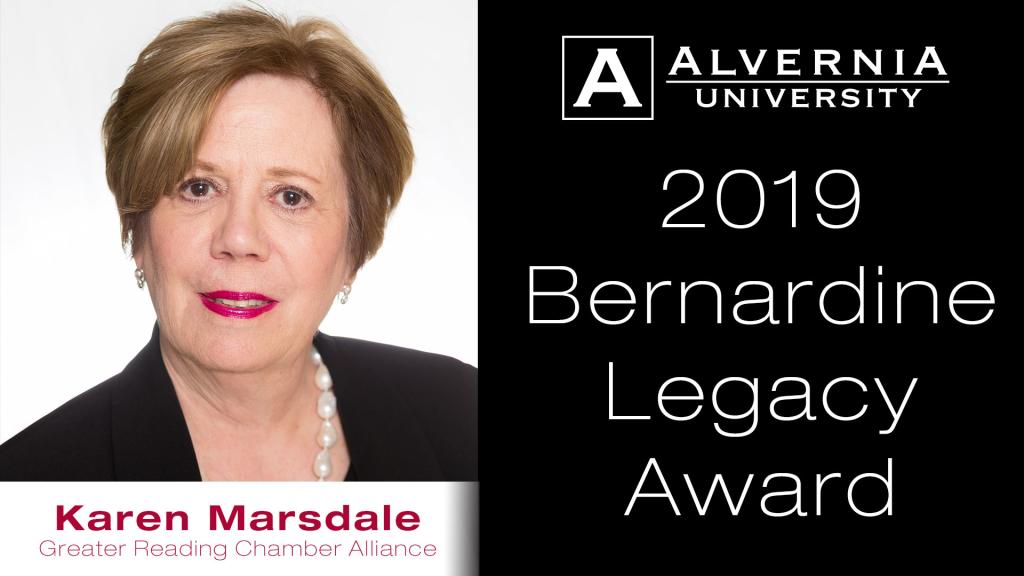 Karen Marsdale Alvernia Women's Council Bernardine Legacy Award