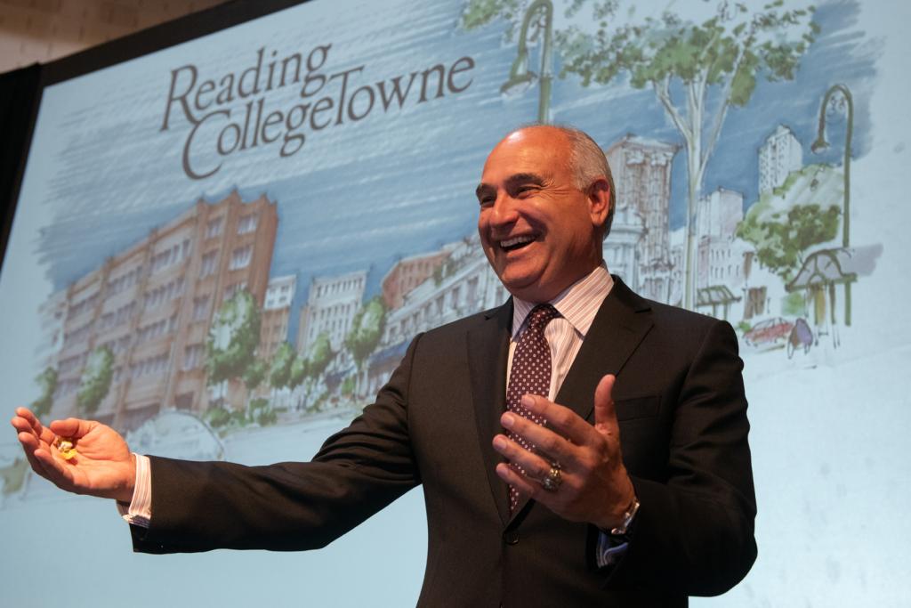 Alvernia University President John Loyack Reading CollegeTowne