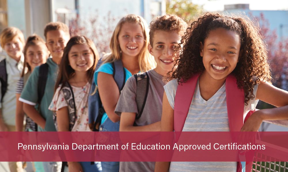 PA Dept of Education Certifications