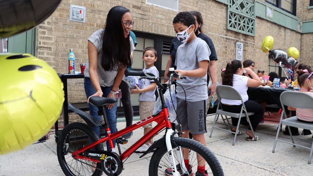 Books for Bikes 2021 presented by the Holleran Center's Reading Youth Initiative and sponsored by Customers Bank