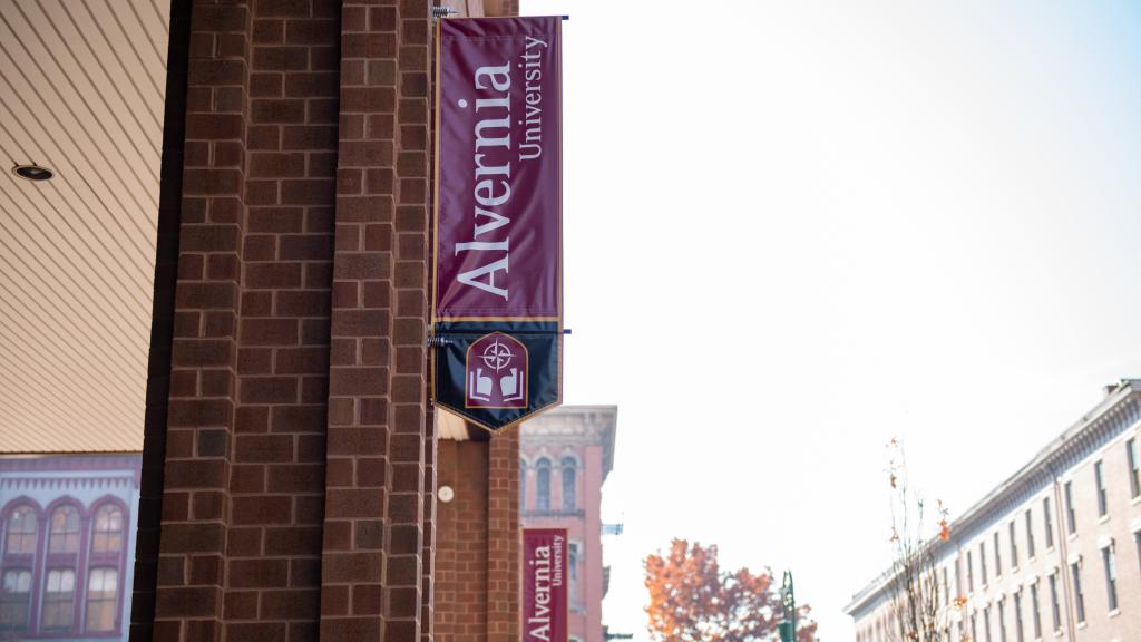 401 Penn Street Alvernia University Hanging Banner