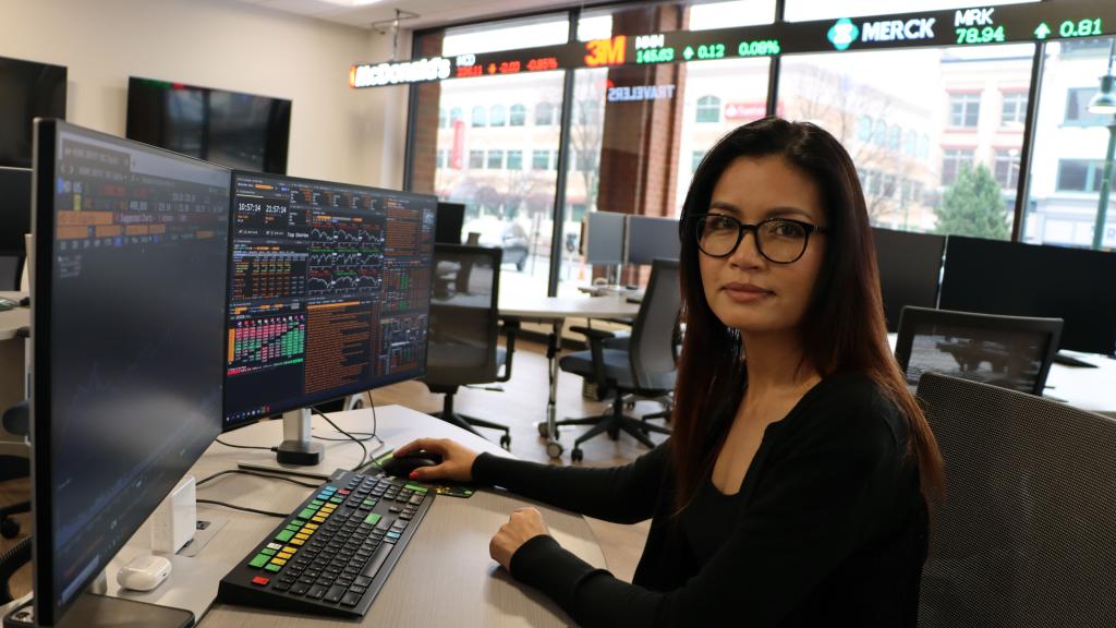 Bloomberg Terminal at Alvernia University