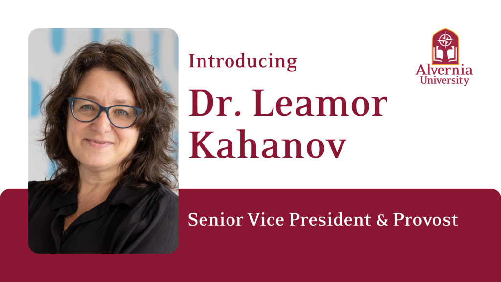 Dr. Leamor Kahanov Senior Vice President & Provost 