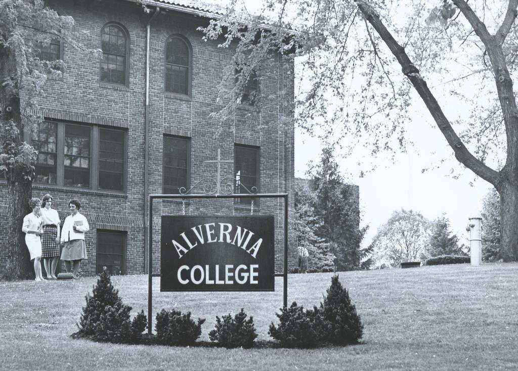 Alvernia College Francis Hall historic archive