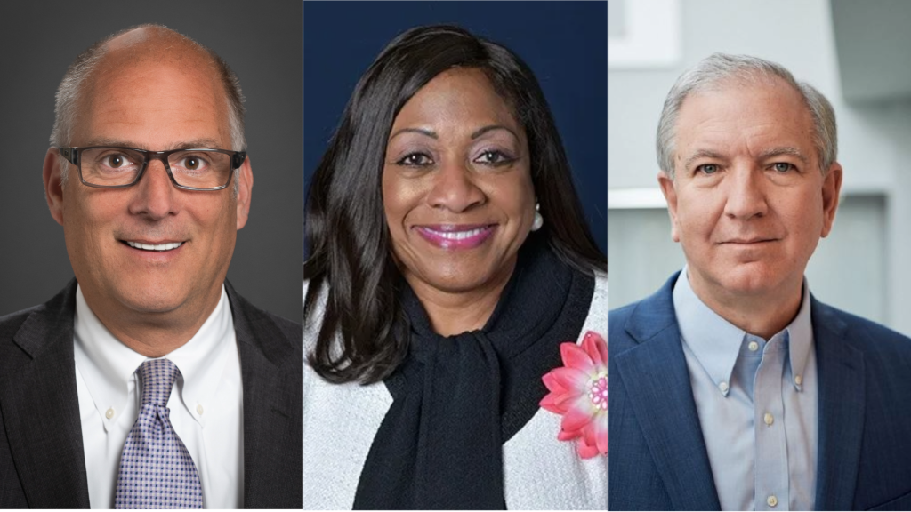 Charles Barbera, MBA ’01 MD, Jane McBride Gates, Ph.D., Patrick Witmer, MPA