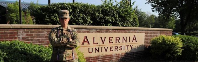 Military veteran Genna Koser, '19