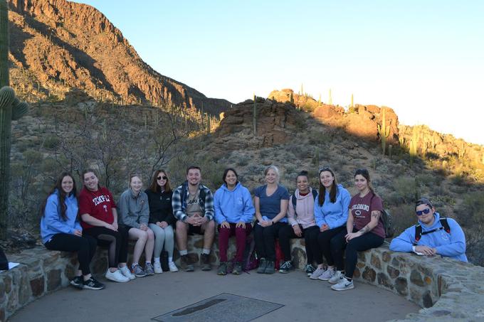 A group of Alvernia students on an Alternative Break.