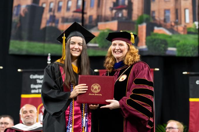 2025 Commencement Engineering Graduate Faith Bentz