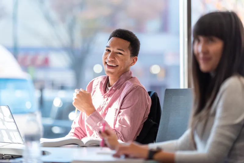 Alvernia University Business Student in Classroom