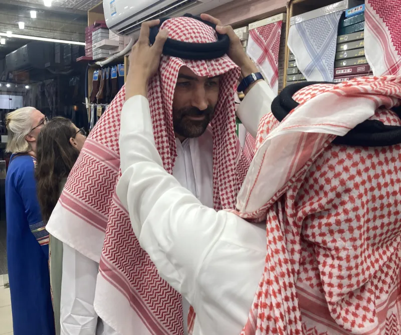 Josh Hayes in Saudi Arabia