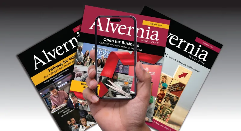 Alvernia Magazine Postcard Preferences