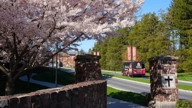 Alvernia University Spring Campus Beauty Shot
