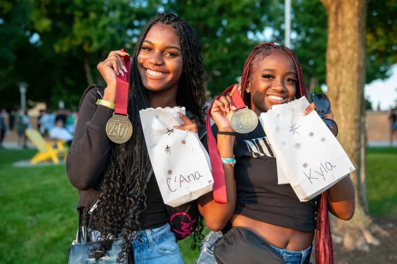 Luminary Ceremony students