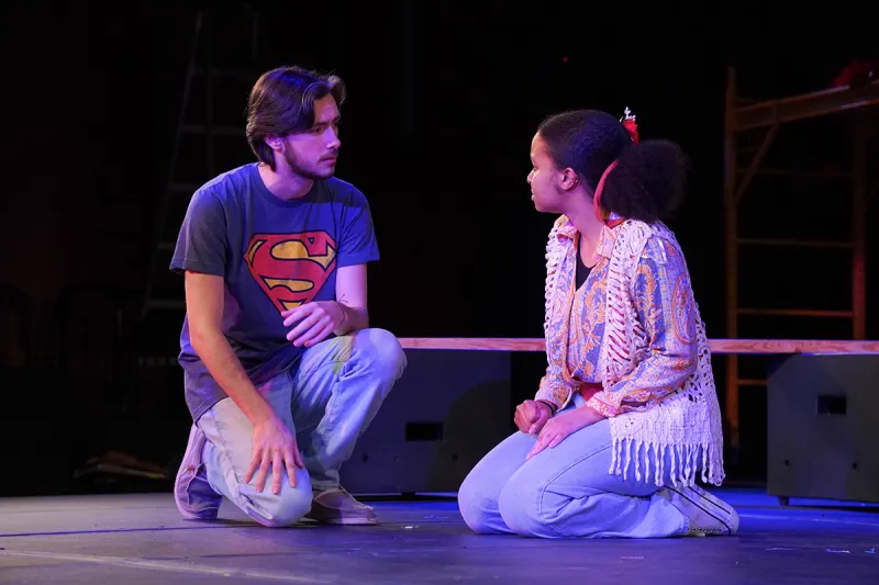 Godspell dress rehearsal