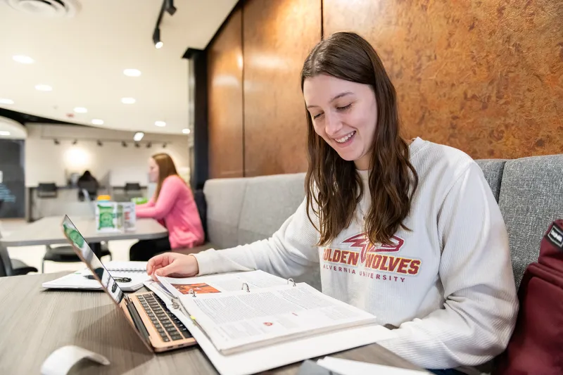 Student Studying