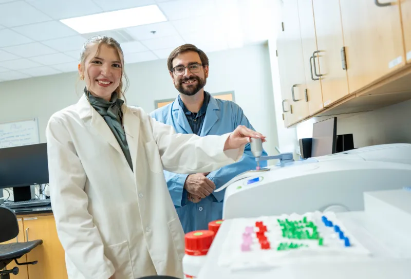 Alyssa Grim and Brad Bauer - Chemistry Lab - SURF