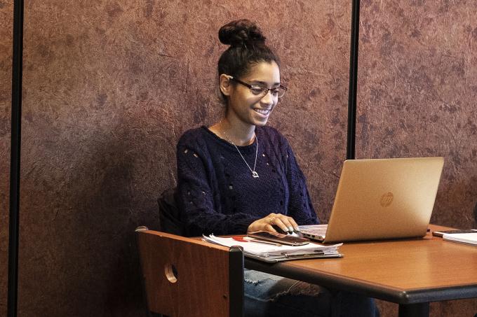 Female undergraduate student