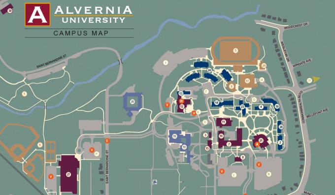 Campus Maps Alvernia University