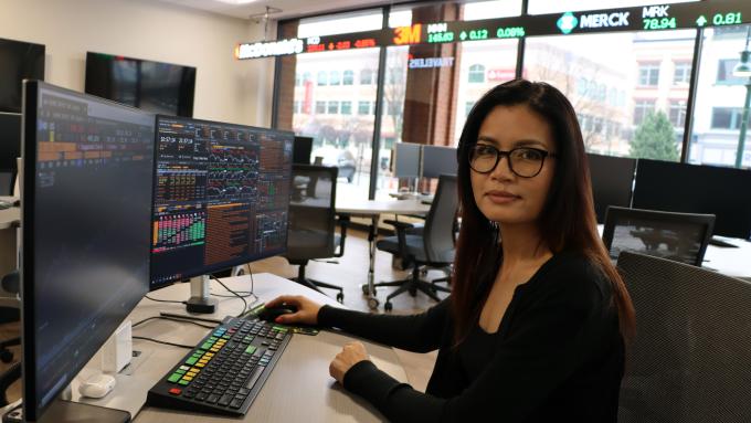 Bloomberg Terminal at Alvernia University